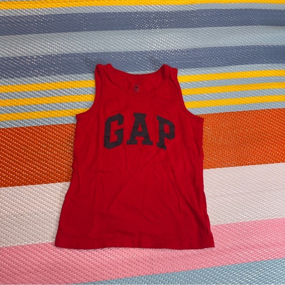 BABY GAP Red Blue Tank Top boys kids size 5 Years - Picture 1 of 3